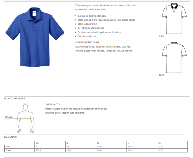 MCP | Light Blue Polo