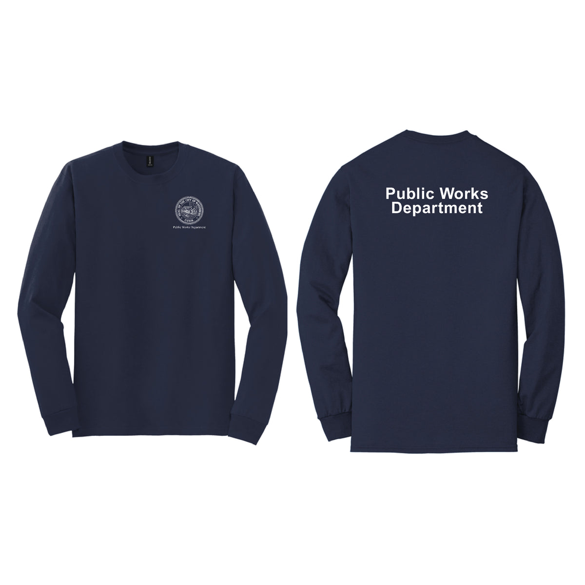 City of Waterbury | Gildan® DryBlend® 50 Cotton/50 Poly Long Sleeve T-Shirt (8400)