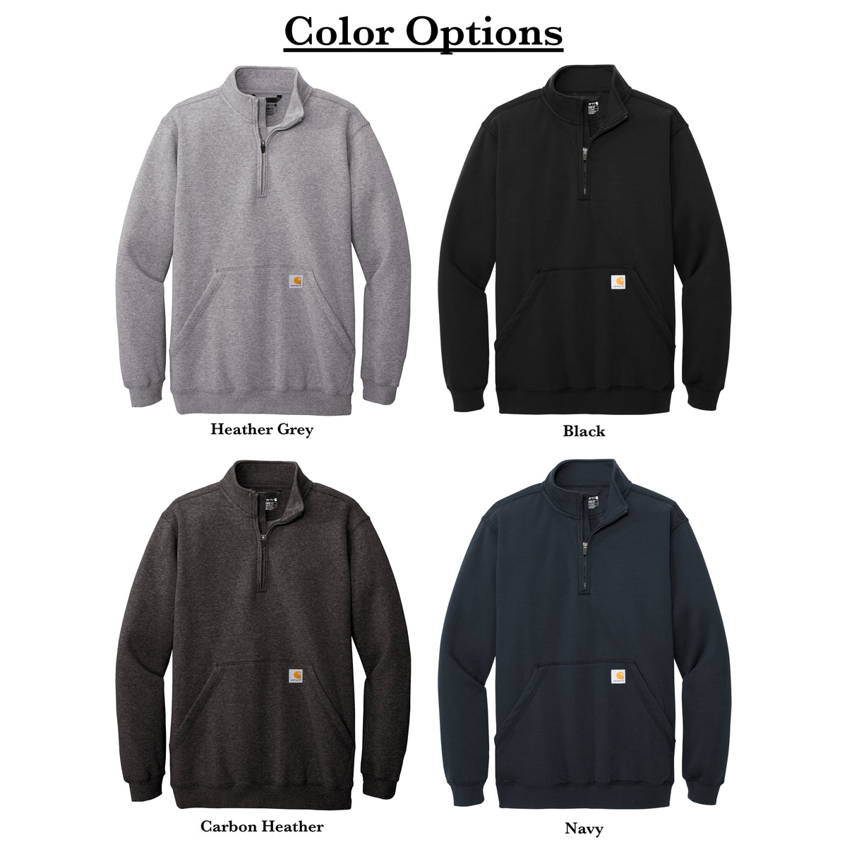 Carhartt | Midweight 1/4-Zip Mock Neck Sweatshirt