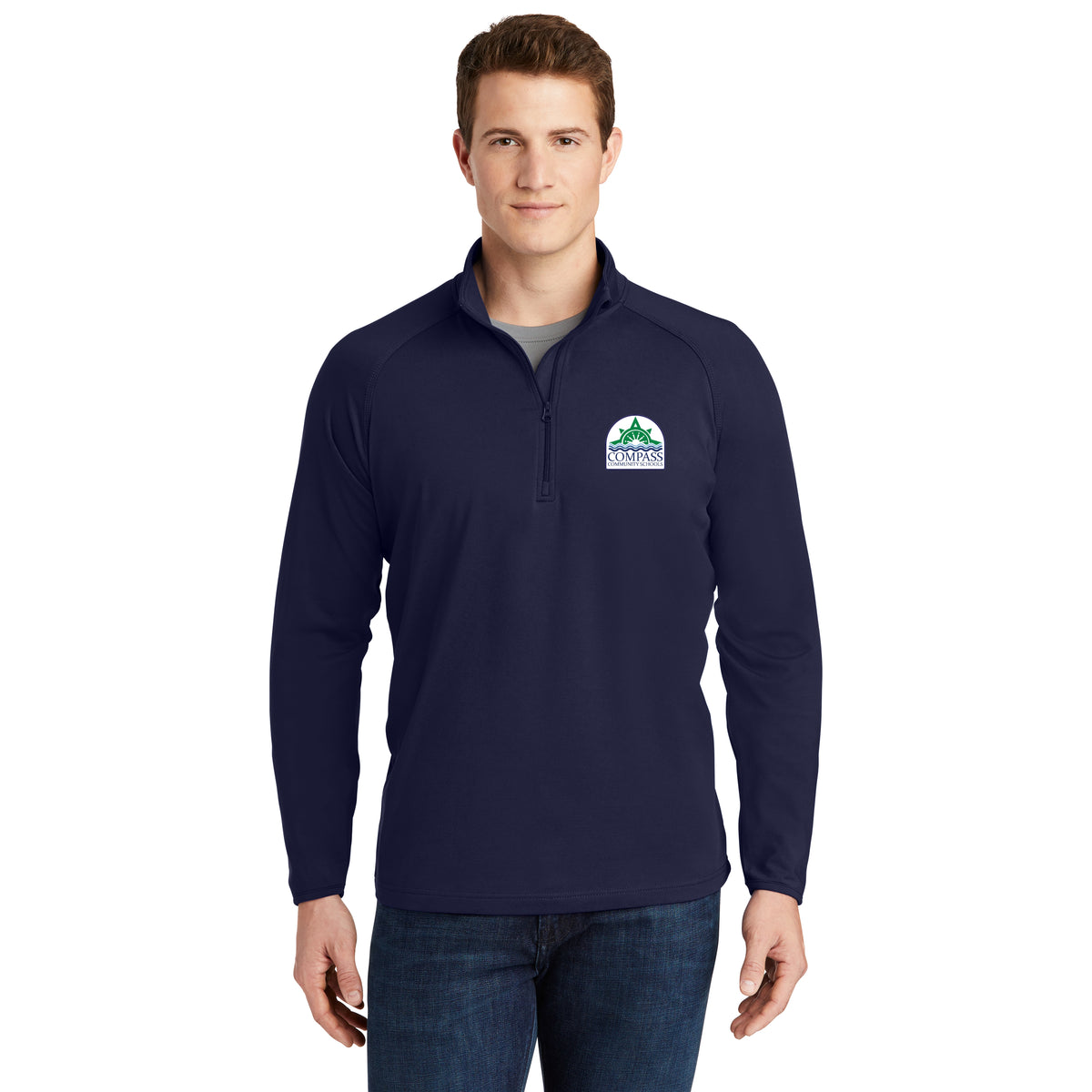 Compass Apparel | Men's Half-Zip Pull Over
