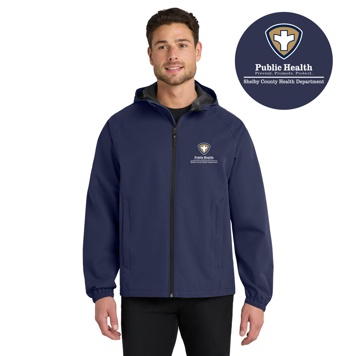Shelby County Health Dept. | Men's Essential Rain Jacket
