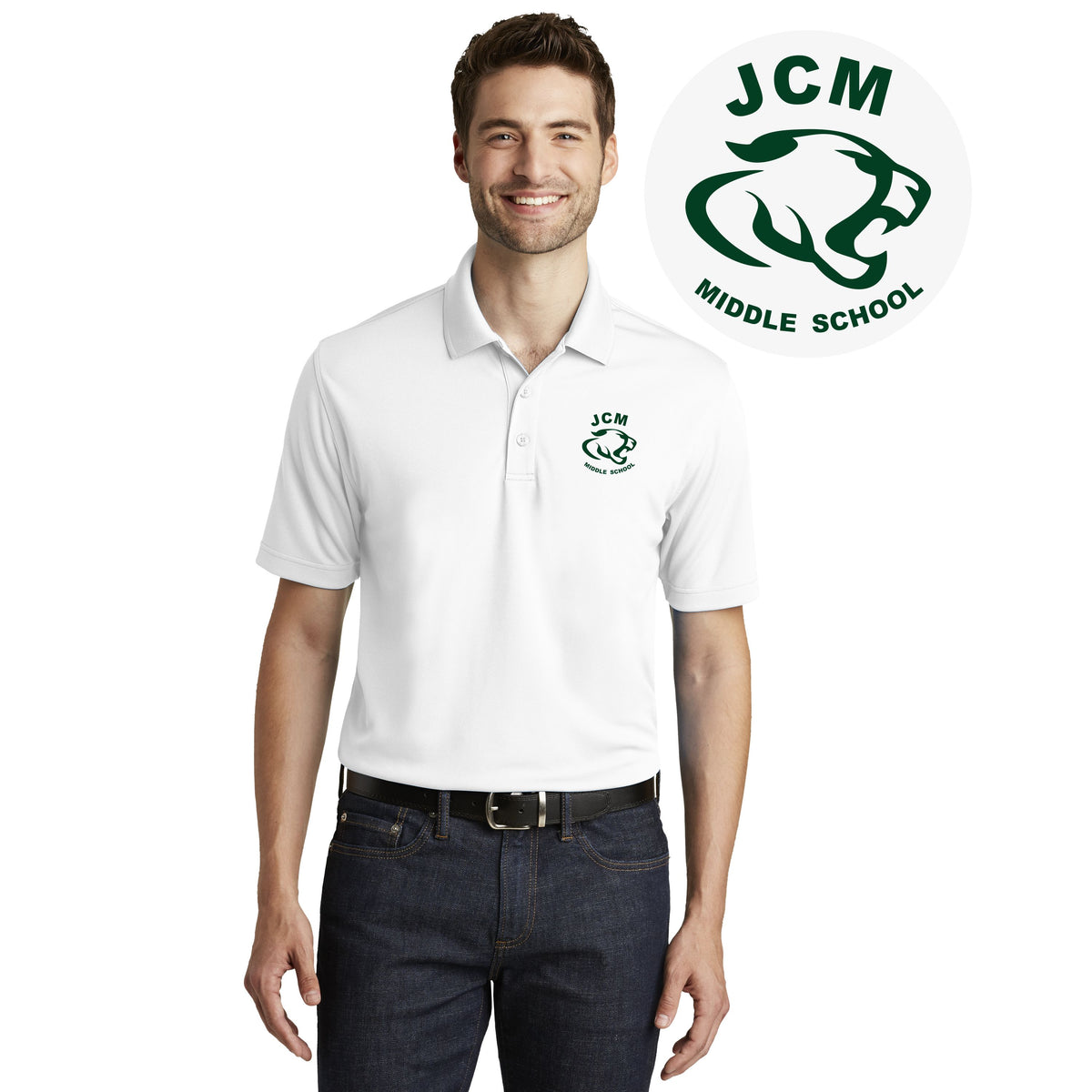 JCM Middle School | MEN DRY ZONE UV MICRO-MESH POLO