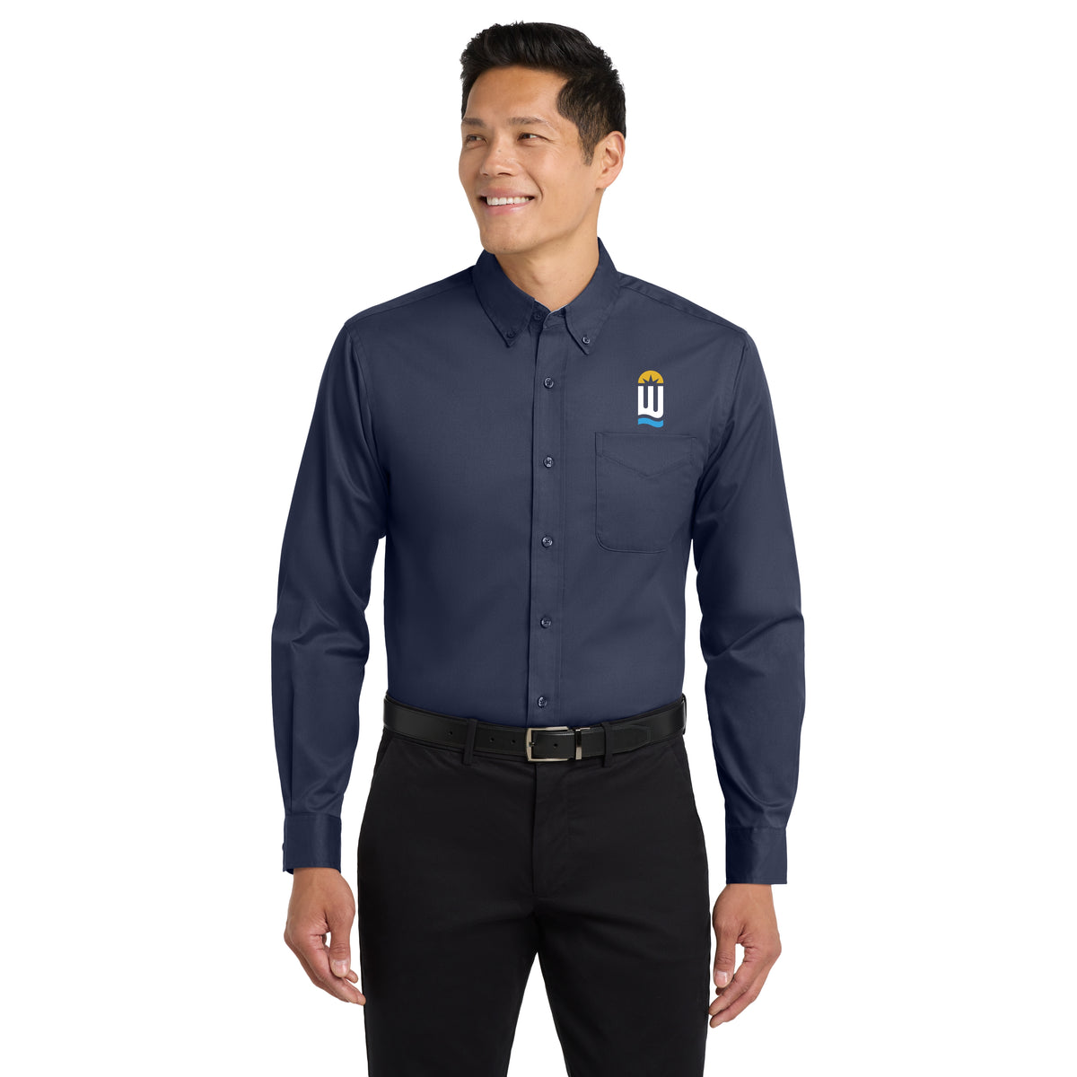 City of Wichita |  Men Long Sleeve Easy Care Shirt