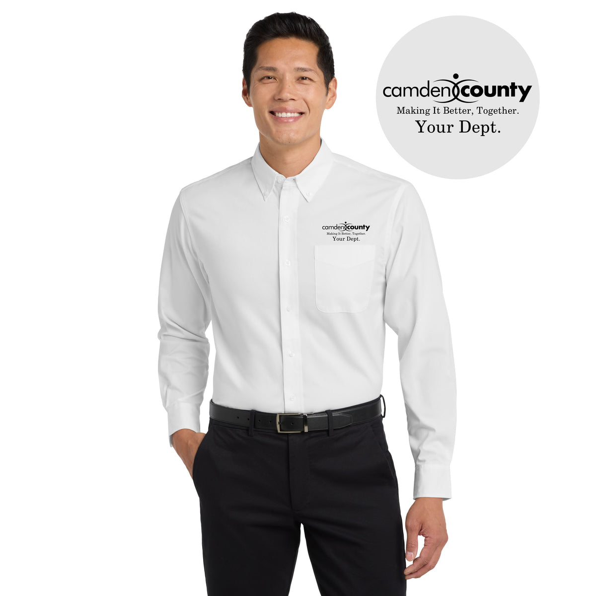 Camden Co. | Men's Long Sleeve Easy Care Shirt