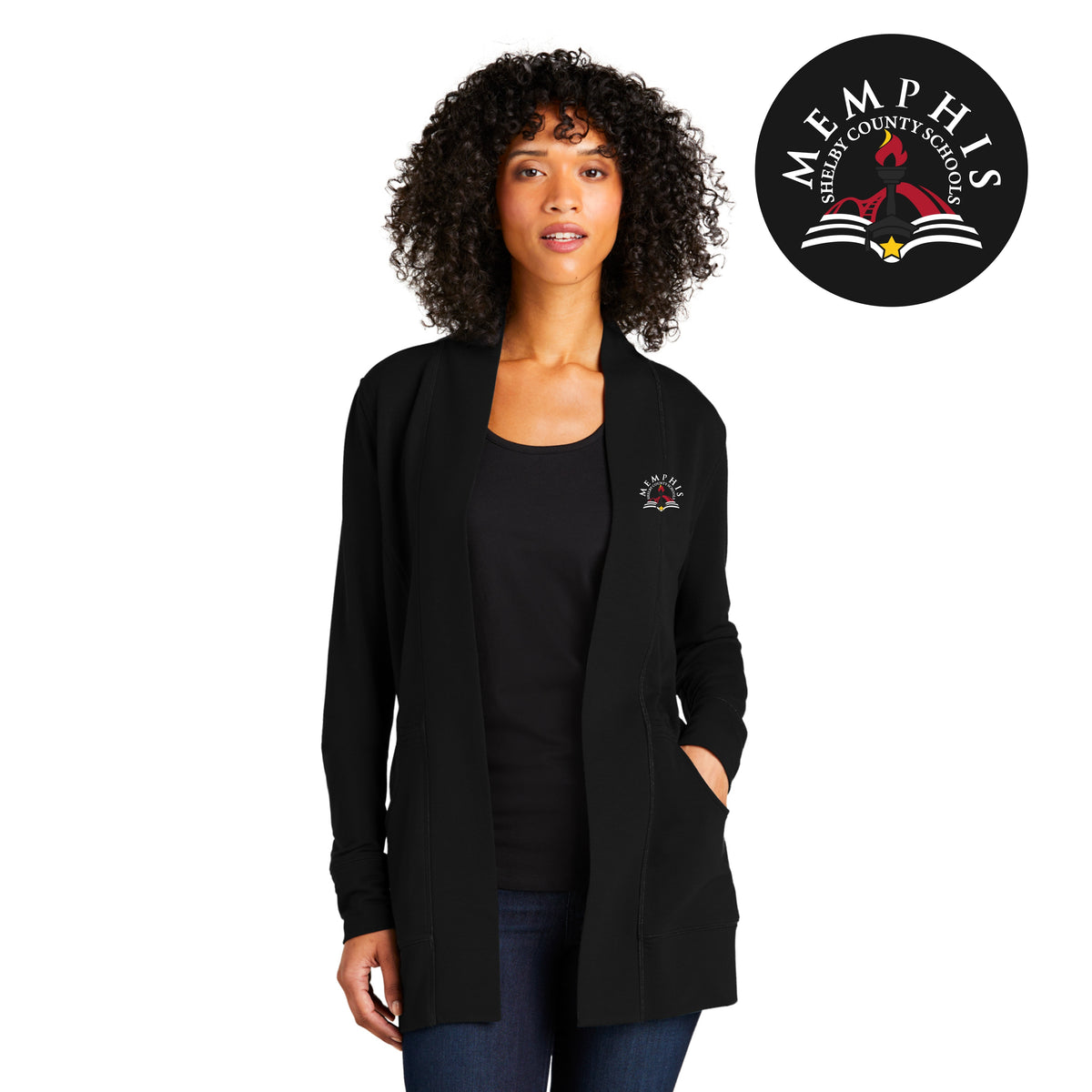 MSCS | Ladies Microterry Cardigan