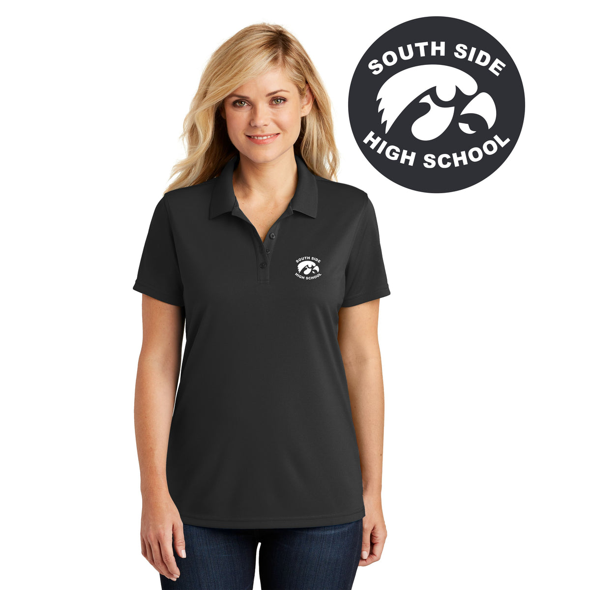 SOUTH SIDE HIGH | LADIES DRY ZONE UV MICRO-MESH POLO